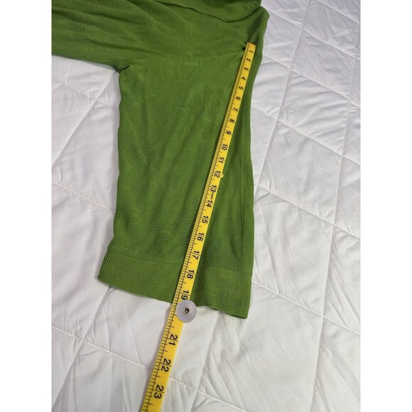 PalaPala Womens Blouse Top Size M/L GreenFloral Embroidered Lagenlook 3/4 Sleeve - Picture 10 of 10